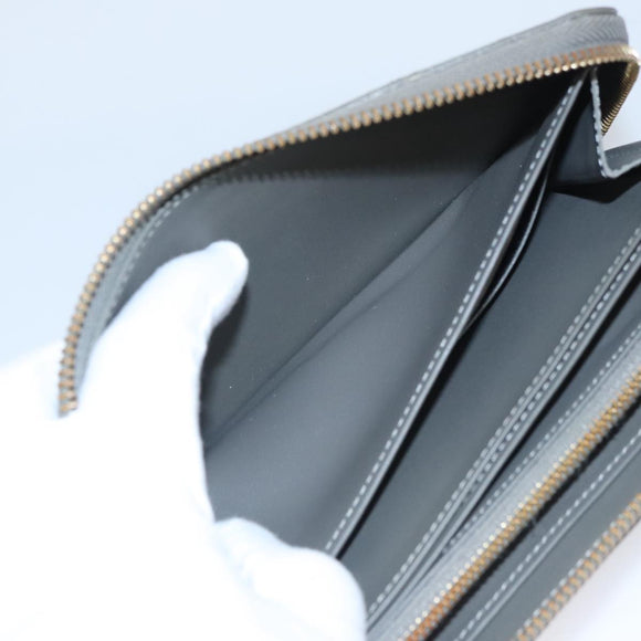 LOUIS VUITTON Monogram Vernis Zippy Wallet Veil Bronze M93723 LV Auth 103361