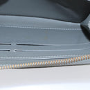 LOUIS VUITTON Monogram Vernis Zippy Wallet Veil Bronze M93723 LV Auth 103361-23