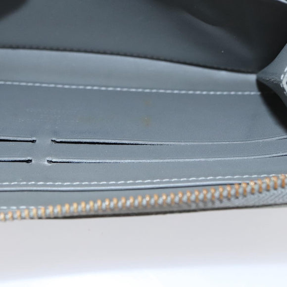 LOUIS VUITTON Monogram Vernis Zippy Wallet Veil Bronze M93723 LV Auth 103361