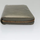 LOUIS VUITTON Monogram Vernis Zippy Wallet Veil Bronze M93723 LV Auth 103361-3