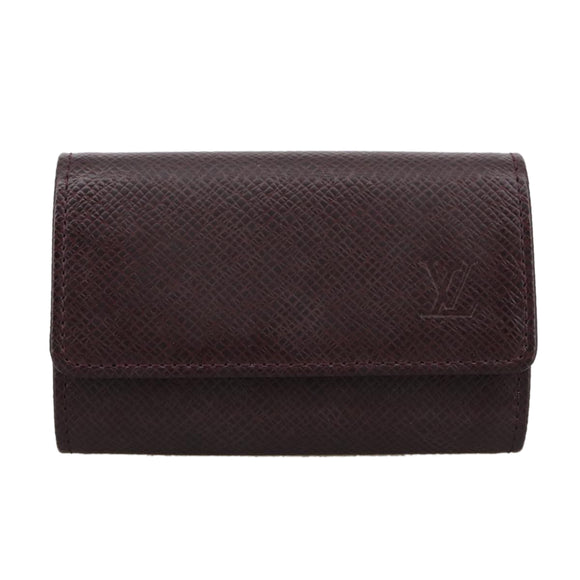 LOUIS VUITTON Taiga Multicles6 Key Case Acajou M30536 LV Auth 103362