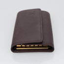 LOUIS VUITTON Taiga Multicles6 Key Case Acajou M30536 LV Auth 103362-4