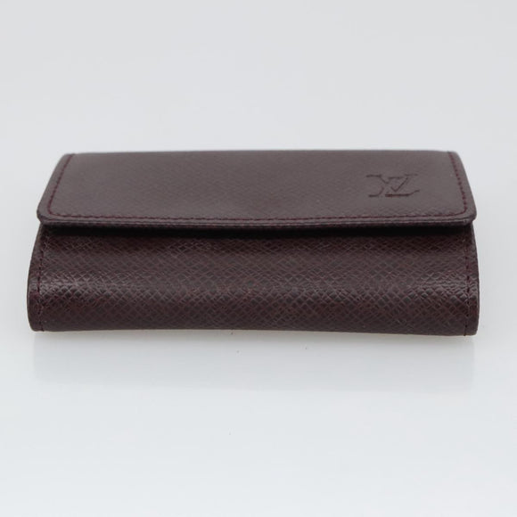 LOUIS VUITTON Taiga Multicles6 Key Case Acajou M30536 LV Auth 103362