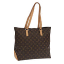 LOUIS VUITTON Monogram Cabas Mezzo Tote Bag M51151 LV Auth 103378SAV-1