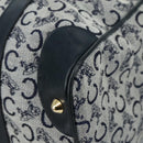 CELINE C Sulky Hand Bag Canvas Navy Auth 103383-9