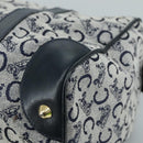 CELINE C Sulky Hand Bag Canvas Navy Auth 103383-15