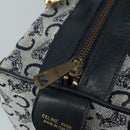 CELINE C Sulky Hand Bag Canvas Navy Auth 103383-10
