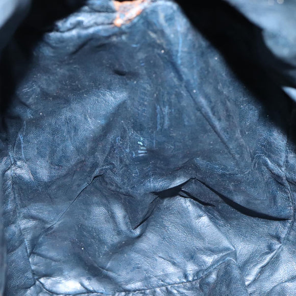 CELINE C Sulky Hand Bag Canvas Navy Auth 103383