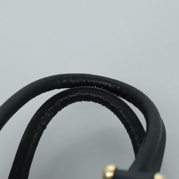 CELINE C Sulky Hand Bag Canvas Navy Auth 103383