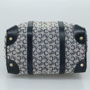 CELINE C Sulky Hand Bag Canvas Navy Auth 103383-5