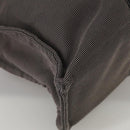 HERMES Her Line MM Hand Bag Canvas Gray Auth 103385-9