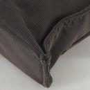 HERMES Her Line MM Hand Bag Canvas Gray Auth 103385-14