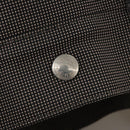 HERMES Her Line MM Hand Bag Canvas Gray Auth 103385-17