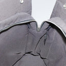 HERMES Her Line MM Hand Bag Canvas Gray Auth 103385-19