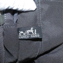 HERMES Her Line MM Hand Bag Canvas Gray Auth 103385-12