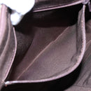 BURBERRY Nova Check Shoulder Bag Canvas Beige Auth 103388-20