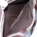 BURBERRY Nova Check Shoulder Bag Canvas Beige Auth 103388-22