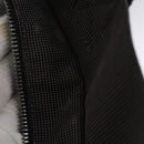 HERMES Her Line MM Hand Bag Canvas Gray Silver Auth 103414-9