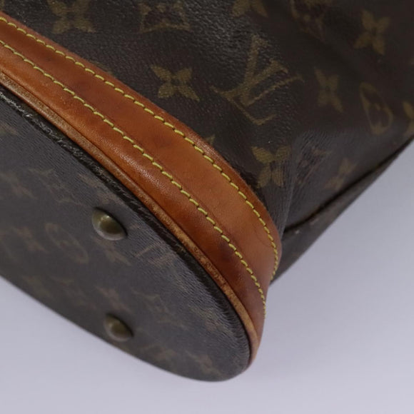 LOUIS VUITTON Monogram Bucket PM Shoulder Bag M42238 LV Auth 103423