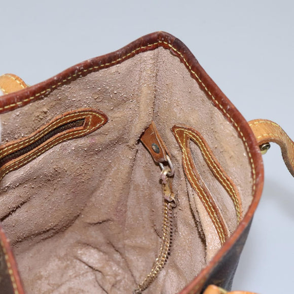 LOUIS VUITTON Monogram Bucket PM Shoulder Bag M42238 LV Auth 103423