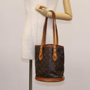 LOUIS VUITTON Monogram Bucket PM Shoulder Bag M42238 LV Auth 103423-21