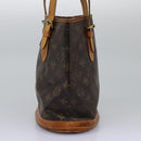 LOUIS VUITTON Monogram Bucket PM Shoulder Bag M42238 LV Auth 103423-5