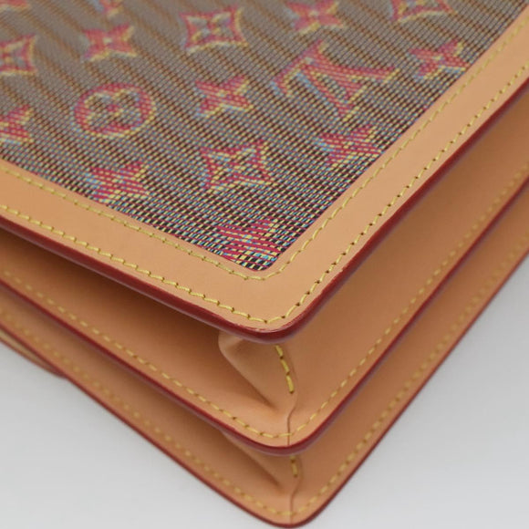 LOUIS VUITTON Monogram LV Pop Dauphine MM Shoulder Bag Red M55452 Auth 103428S