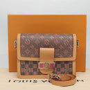 LOUIS VUITTON Monogram LV Pop Dauphine MM Shoulder Bag Red M55452 Auth 103428S-12