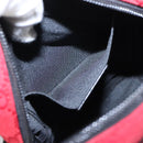 GUCCI GG Canvas Shoulder Bag Silver Red 018 1619 Auth 103432-21