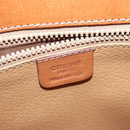CELINE Macadam Canvas Shoulder Bag PVC Leather Brown Auth 103438-19