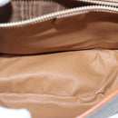 CELINE Macadam Canvas Shoulder Bag PVC Leather Brown Auth 103438-10