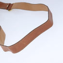 CELINE Macadam Canvas Shoulder Bag PVC Leather Brown Auth 103438-7