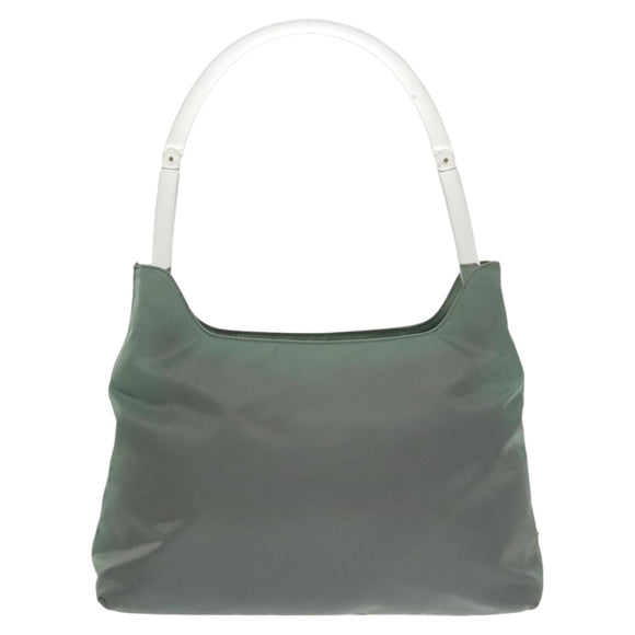 PRADA Shoulder Bag Nylon Khaki Auth 103443