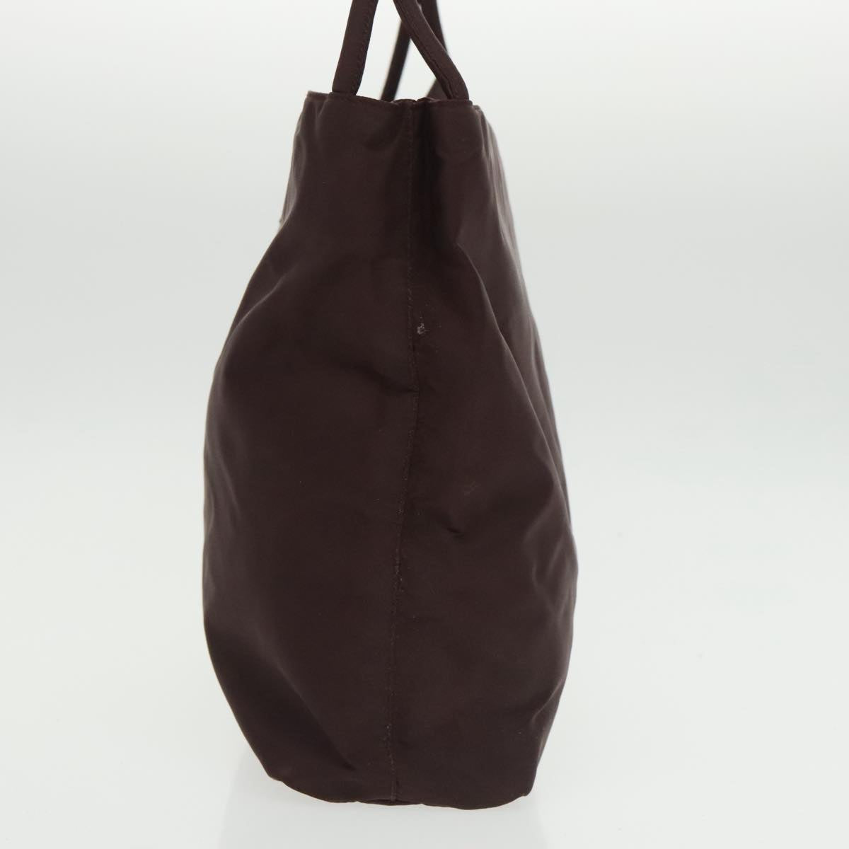 PRADA Tote Bag Nylon Brown Auth 103453