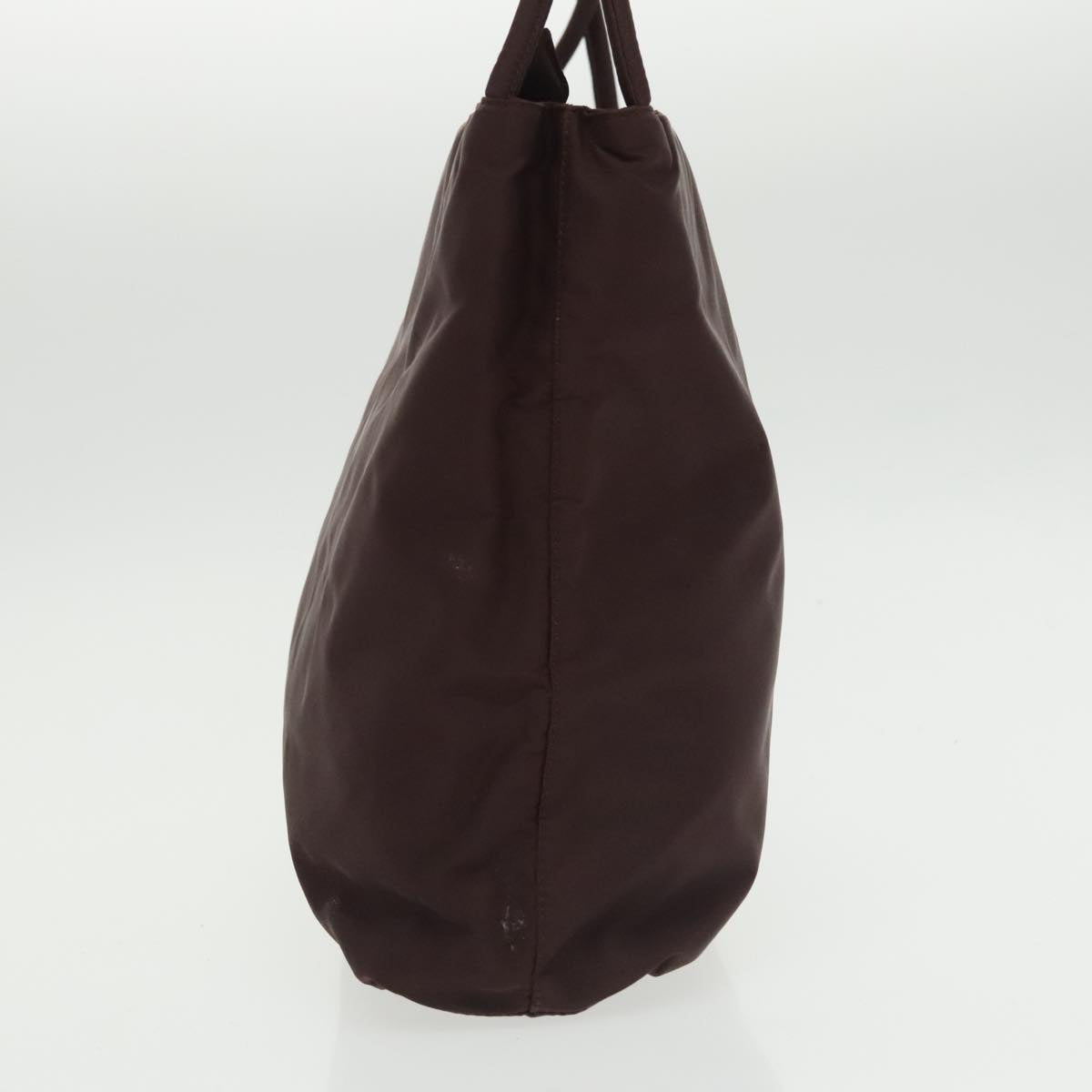 PRADA Tote Bag Nylon Brown Auth 103453