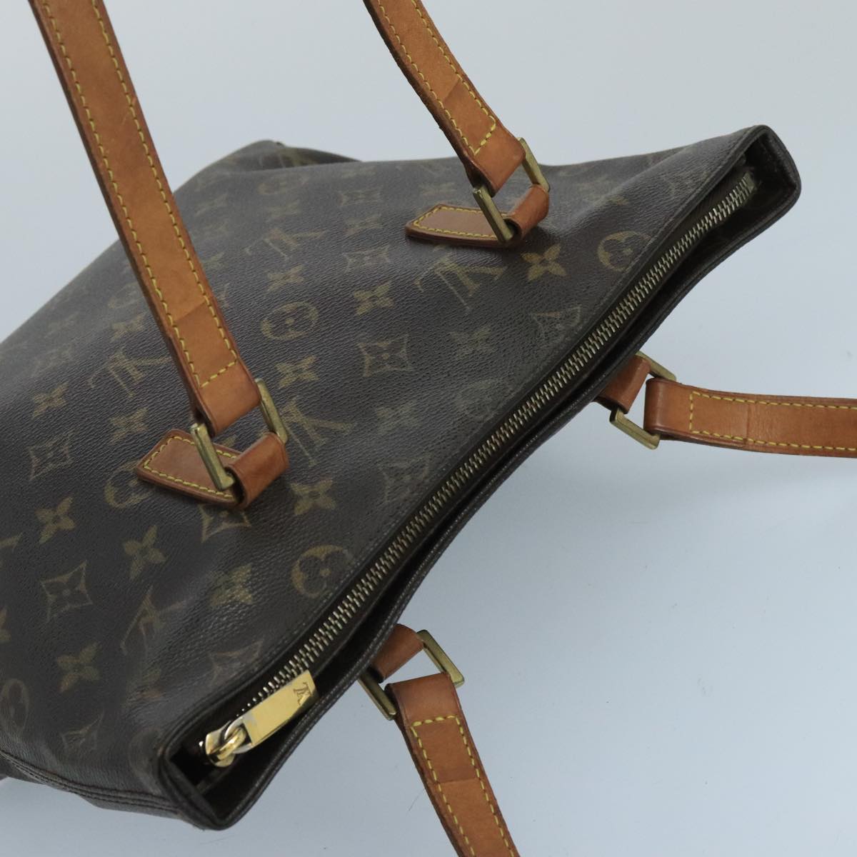 LOUIS VUITTON Monogram Cabas Piano Tote Bag M51148 LV Auth 103457