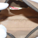 GUCCI GG Supreme Web Sherry Line Shoulder Bag PVC Beige 89 02 066 Auth 103458-11