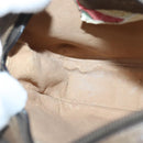 GUCCI GG Supreme Web Sherry Line Shoulder Bag PVC Beige 89 02 066 Auth 103458-19