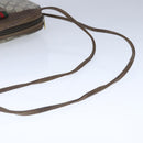 GUCCI GG Supreme Web Sherry Line Shoulder Bag PVC Beige 89 02 066 Auth 103458-7