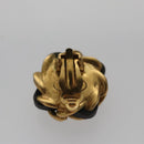 CHANEL Earring metal Gold CC Auth 103474-11