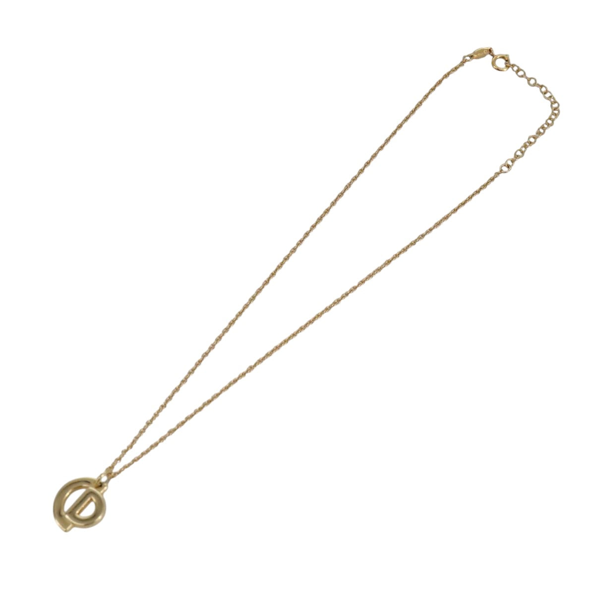 Christian Dior Necklace metal Gold Auth 103475