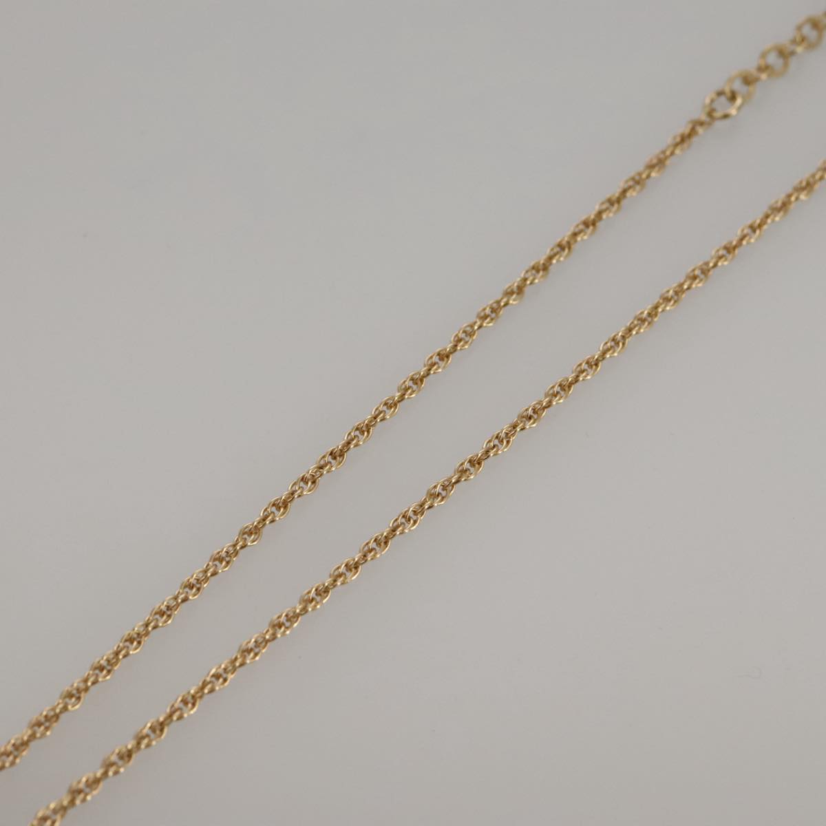 Christian Dior Necklace metal Gold Auth 103475