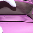 BOTTEGA VENETA INTRECCIATO Long Wallet Leather Purple Auth 103477M-21