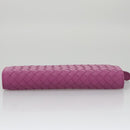BOTTEGA VENETA INTRECCIATO Long Wallet Leather Purple Auth 103477M-5