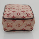 LOUIS VUITTON Monogram Mini Usu Digital Pouch Red M60001 LV Auth 103494-6