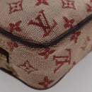 LOUIS VUITTON Monogram Mini Usu Digital Pouch Red M60001 LV Auth 103494-14