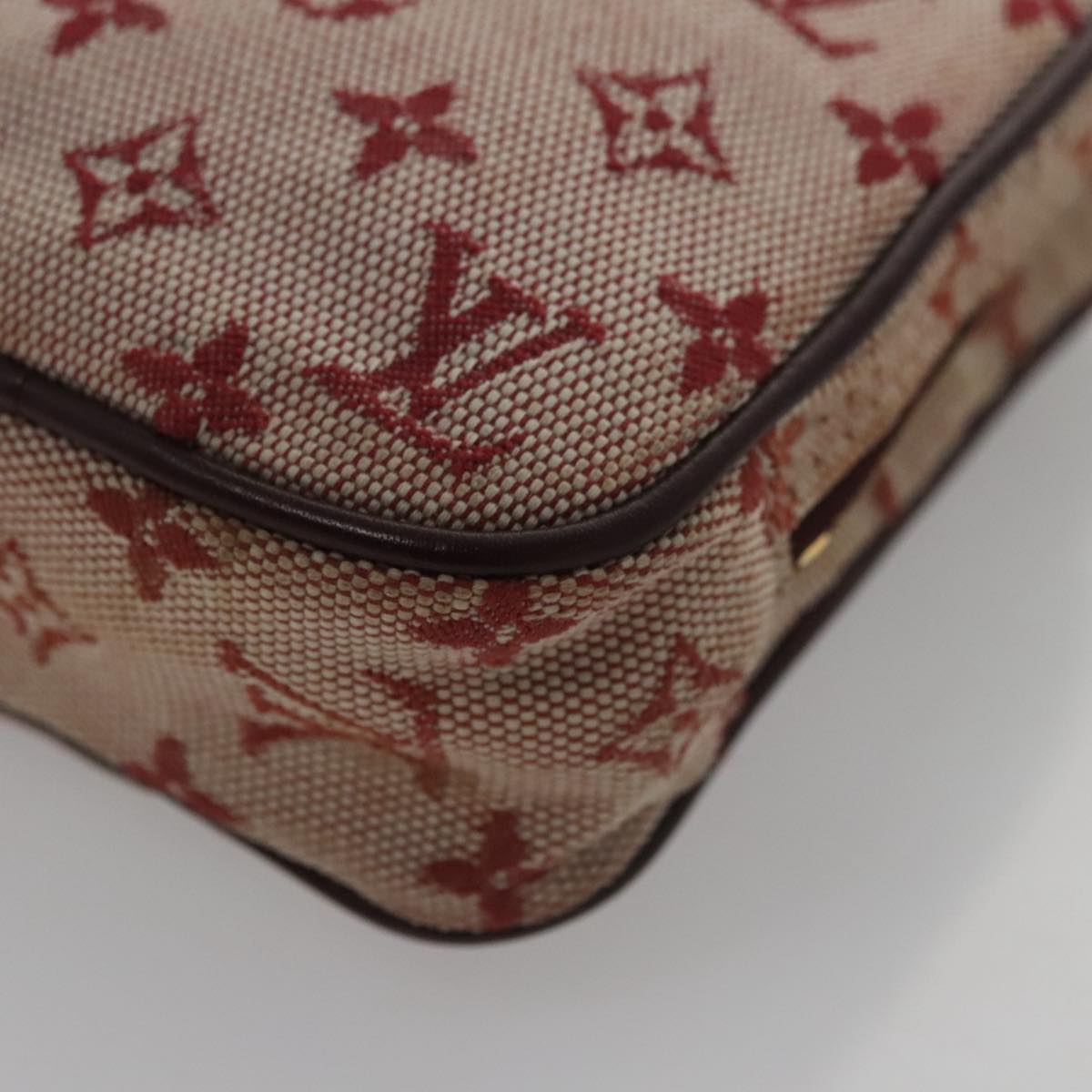 LOUIS VUITTON Monogram Mini Usu Digital Pouch Red M60001 LV Auth 103494