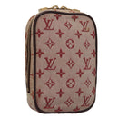 LOUIS VUITTON Monogram Mini Usu Digital Pouch Red M60001 LV Auth 103494-1