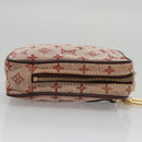 LOUIS VUITTON Monogram Mini Usu Digital Pouch Red M60001 LV Auth 103494-4