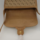 GUCCI Shoulder Bag Canvas Beige Gold Auth 103497-9